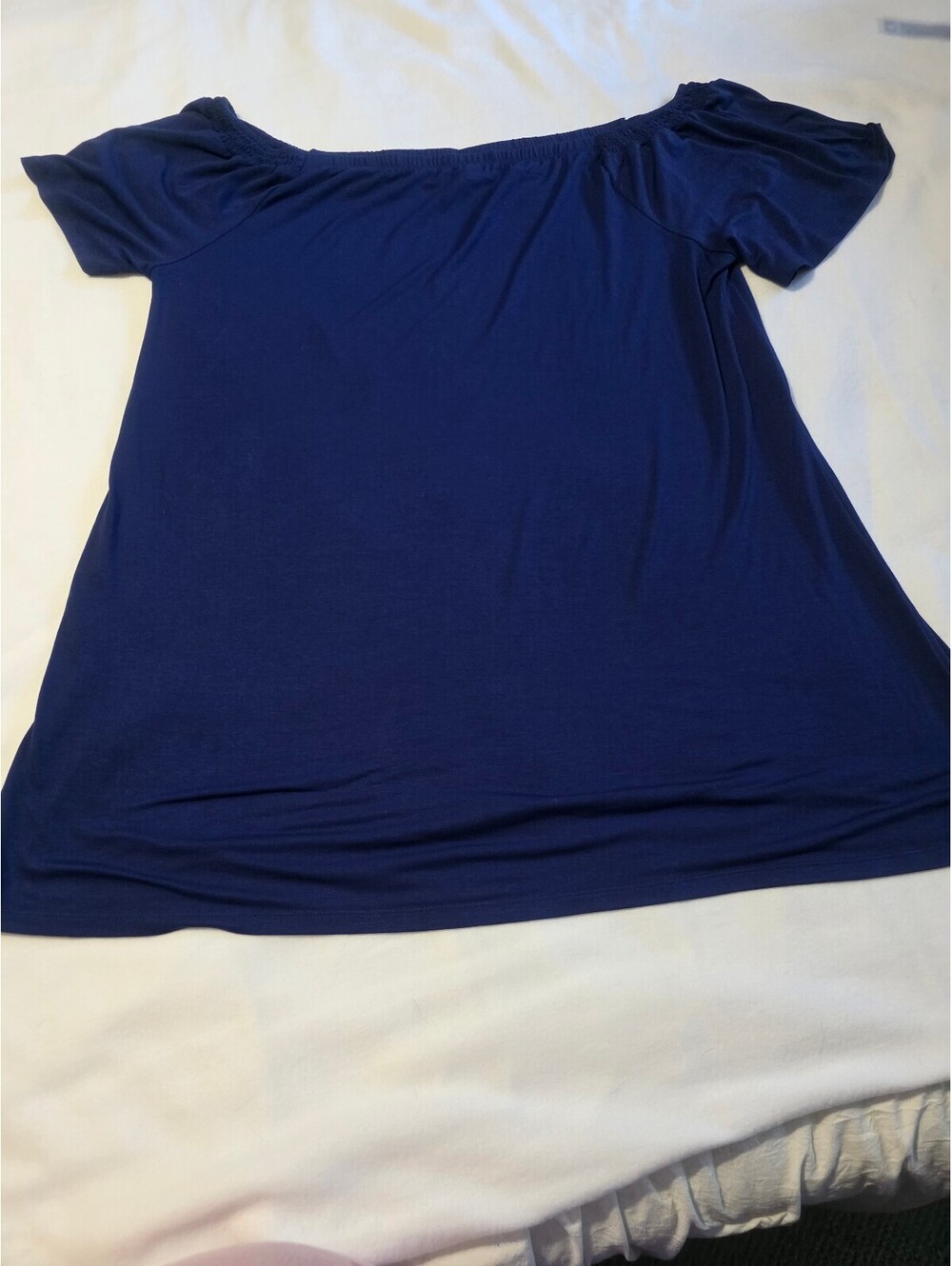 Loop NWT Navy Off-the-Shoulder Dress